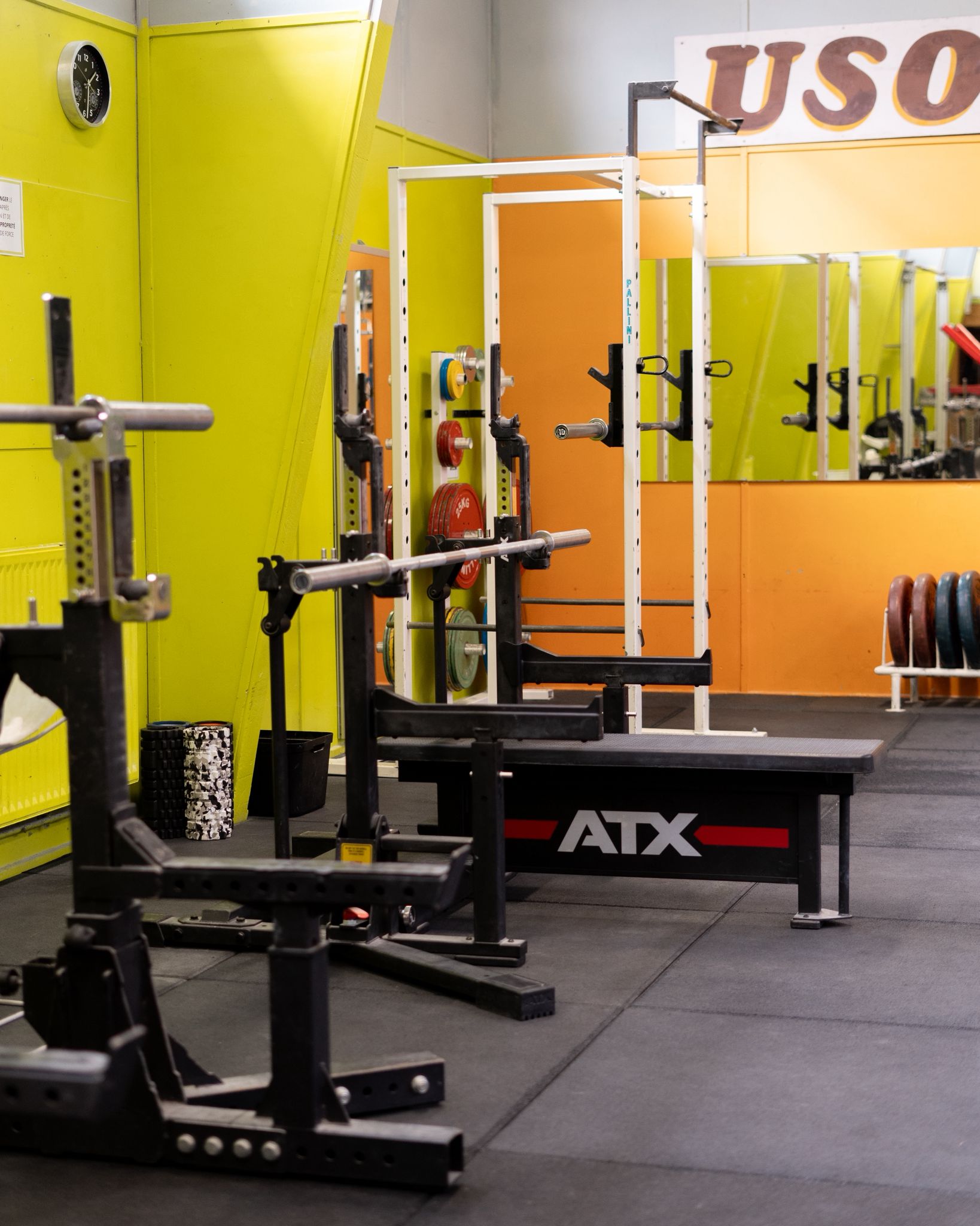 Racks de squat et banc ATX